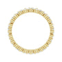 Sapphire Row Lab-Grown Diamond Marquise Cluster Band - 14K Yellow Gold, 7.5 (view 2)