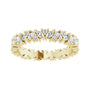 Sapphire Row Lab-Grown Diamond Marquise Cluster Band - 14K Yellow Gold, 7.5 (view 3)
