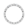 Sapphire Row Lab-Grown Diamond Marquise Cluster Band - 14K White Gold, 4 (view 2)