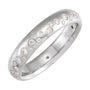 Sapphire Row Natural Diamond Flush-Set Scatter Band - 14K White Gold