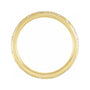 Sapphire Row Lab-Grown Diamond Flush-Set Scatter Band - 14K Yellow Gold (view 2)