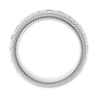 Sapphire Row Natural Diamond Rope-Edge Eternity Band - Platinum, 3 mm, 7 (view 2)