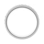 Sapphire Row Lab-Grown Diamond Rope-Edge Eternity Band - 14K White Gold, 2 mm, 8 (view 2)