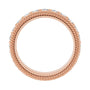Sapphire Row Lab-Grown Diamond Rope-Edge Eternity Band - 14K Rose Gold, 2.5 mm, 6 (view 2)