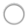 Sapphire Row Lab-Grown Diamond Rope-Edge Eternity Band - Platinum, 2.5 mm, 5.5 (view 2)