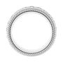 Sapphire Row Lab-Grown Diamond Rope-Edge Eternity Band - Platinum, 2.5 mm, 4 (view 2)