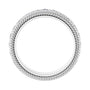 Sapphire Row Lab-Grown Diamond Rope-Edge Eternity Band - Platinum, 2.5 mm, 7 (view 2)