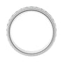 Sapphire Row Lab-Grown Diamond Rope-Edge Eternity Band - Platinum, 2 mm, 7.5 (view 2)