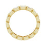 Sapphire Row Lab-Grown Diamond Emerald-Cut Bezel Band - 10K Yellow Gold, 8.5 (view 2)