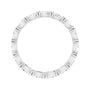 Sapphire Row Natural Diamond Petite Marquise Eternity Band - Platinum, 4 × 2 mm, 6 (view 2)