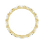 Sapphire Row Natural Diamond Petite Marquise Eternity Band - 14K Yellow Gold, 4 × 2 mm, 6 (view 2)