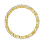 Sapphire Row Natural Diamond Petite Marquise Eternity Band - 14K Yellow Gold, 4 × 2 mm, 7 (view 2)