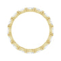 Sapphire Row Natural Diamond Petite Marquise Eternity Band - 14K Yellow Gold, 4 × 2 mm, 8 (view 2)
