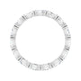 Sapphire Row Natural Diamond Petite Marquise Eternity Band - Platinum, 4.3 × 2.25 mm, 7.5 (view 2)