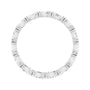Sapphire Row Natural Diamond Petite Marquise Eternity Band - Platinum, 4.3 × 2.25 mm, 8 (view 2)