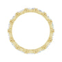 Sapphire Row Natural Diamond Petite Marquise Eternity Band - 14K Yellow Gold, 4.3 × 2.25 mm, 6.5 (view 2)