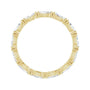 Sapphire Row Natural Diamond Petite Marquise Eternity Band - 14K Yellow Gold, 4.5 × 2.5 mm, 6.5 (view 2)