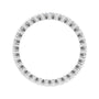 Sapphire Row Natural Diamond Petite Round Eternity Band - Platinum, 1.7 mm (view 2)
