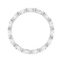Sapphire Row Lab-Grown Diamond Petite Marquise Eternity Band - 14K White Gold, 4 × 2 mm, 6.5 (view 2)