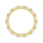 Sapphire Row Lab-Grown Diamond Petite Marquise Eternity Band - 14K Yellow Gold, 4 × 2 mm, 4.5 (view 2)