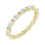Sapphire Row Lab-Grown Diamond Petite Marquise Eternity Band - 14K Yellow Gold, 4 × 2 mm, 5.5