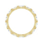 Sapphire Row Lab-Grown Diamond Petite Marquise Eternity Band - 14K Yellow Gold, 4 × 2 mm, 5.5 (view 2)