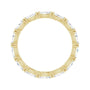 Sapphire Row Lab-Grown Diamond Petite Marquise Eternity Band - 14K Yellow Gold, 4 × 2 mm, 5 (view 2)
