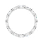 Sapphire Row Lab-Grown Diamond Petite Marquise Eternity Band - 14K White Gold, 4.3 × 2.25 mm, 6 (view 2)