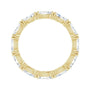 Sapphire Row Lab-Grown Diamond Petite Marquise Eternity Band - 14K Yellow Gold, 4.5 × 2.5 mm, 4 (view 2)