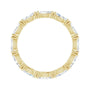 Sapphire Row Lab-Grown Diamond Petite Marquise Eternity Band - 14K Yellow Gold, 4.5 × 2.5 mm, 5 (view 2)
