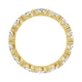 Sapphire Row Lab-Grown Diamond Petite Marquise Eternity Band - 14K Yellow Gold, 4.5 × 2.5 mm, 7 (view 2)