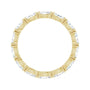 Sapphire Row Lab-Grown Diamond Petite Marquise Eternity Band - 14K Yellow Gold, 4.5 × 2.5 mm, 8 (view 2)
