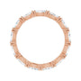 Sapphire Row Lab-Grown Diamond Petite Marquise Eternity Band - 14K Rose Gold, 4 × 2 mm, 4 (view 2)