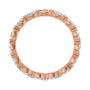 Sapphire Row Lab-Grown Diamond Petite Marquise Eternity Band - 14K Rose Gold, 4 × 2 mm, 7 (view 2)