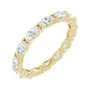 Sapphire Row Lab-Grown Diamond Petite Marquise Eternity Band - 14K Yellow Gold, 4.3 × 2.25 mm, 5.5