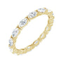 Sapphire Row Lab-Grown Diamond Petite Marquise Eternity Band - 14K Yellow Gold, 4.3 × 2.25 mm, 7.5