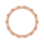 Sapphire Row Lab-Grown Diamond Petite Marquise Eternity Band - 14K Rose Gold, 4.3 × 2.25 mm, 6.5 (view 2)
