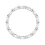 Sapphire Row Lab-Grown Diamond Petite Marquise Eternity Band - 14K White Gold, 4.5 × 2.5 mm, 7.5 (view 2)