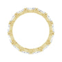 Sapphire Row Lab-Grown Diamond Petite Marquise Eternity Band - 14K Yellow Gold, 4.3 × 2.25 mm, 4 (view 2)
