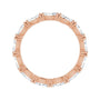 Sapphire Row Lab-Grown Diamond Petite Marquise Eternity Band - 14K Rose Gold, 4.3 × 2.25 mm, 4 (view 2)