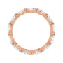 Sapphire Row Lab-Grown Diamond Petite Marquise Eternity Band - 14K Rose Gold, 4.3 × 2.25 mm, 5 (view 2)