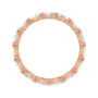 Sapphire Row Lab-Grown Diamond Petite Marquise Eternity Band - 14K Rose Gold, 4.3 × 2.25 mm, 8 (view 2)