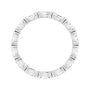 Sapphire Row Lab-Grown Diamond Petite Marquise Eternity Band - 14K White Gold, 4.5 × 2.5 mm, 8 (view 2)