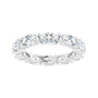 Sapphire Row Lab-Grown Diamond Petite Oval Eternity Band - Platinum, 5 × 3 mm, 4 (view 3)