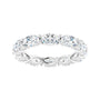 Sapphire Row Lab-Grown Diamond Petite Oval Eternity Band - Platinum, 5 × 3 mm, 5 (view 3)