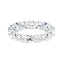 Sapphire Row Lab-Grown Diamond Petite Oval Eternity Band - Platinum, 6 × 4 mm, 5 (view 3)