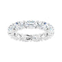 Sapphire Row Lab-Grown Diamond Petite Oval Eternity Band - Platinum, 6 × 4 mm, 6 (view 3)