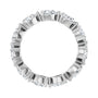Sapphire Row Lab-Grown Diamond Petite Pear Eternity Band - Platinum, 5.5 × 3.5 mm, 7 (view 2)