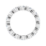 Sapphire Row Lab-Grown Diamond Petite Pear Eternity Band - Platinum, 4 × 3 mm, 6 (view 2)