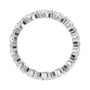 Sapphire Row Lab-Grown Diamond Petite Pear Eternity Band - Platinum, 4 × 3 mm, 7 (view 2)